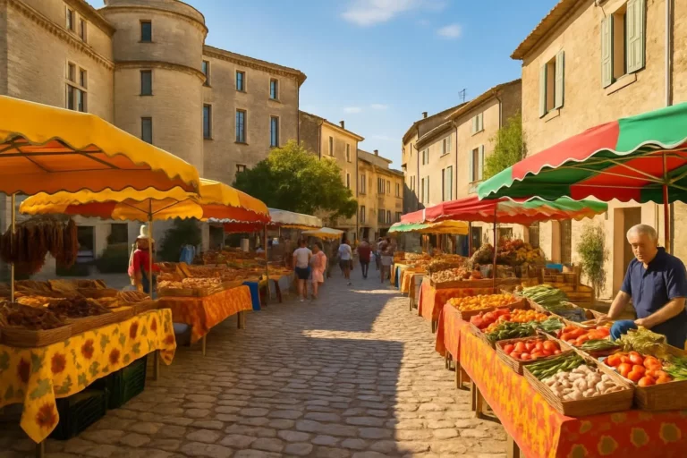 Découvrez les jours et horaires du marché de Gordes en 2025 pour profiter des produits locaux et artisanaux dans ce village provençal pittoresque.