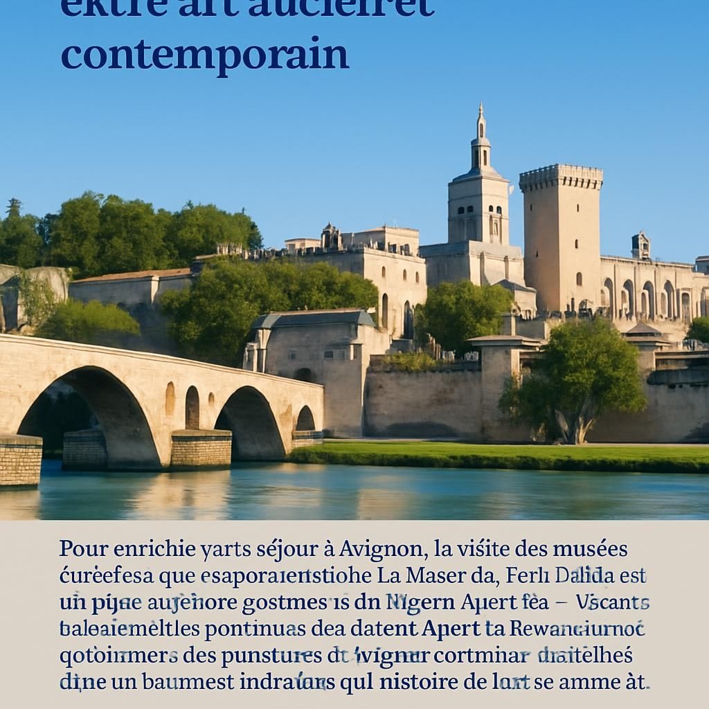 découvrez les activités culturelles incontournables à avignon en 2025 : festivals, expositions, spectacles et événements qui animent cette ville riche en histoire et en art.