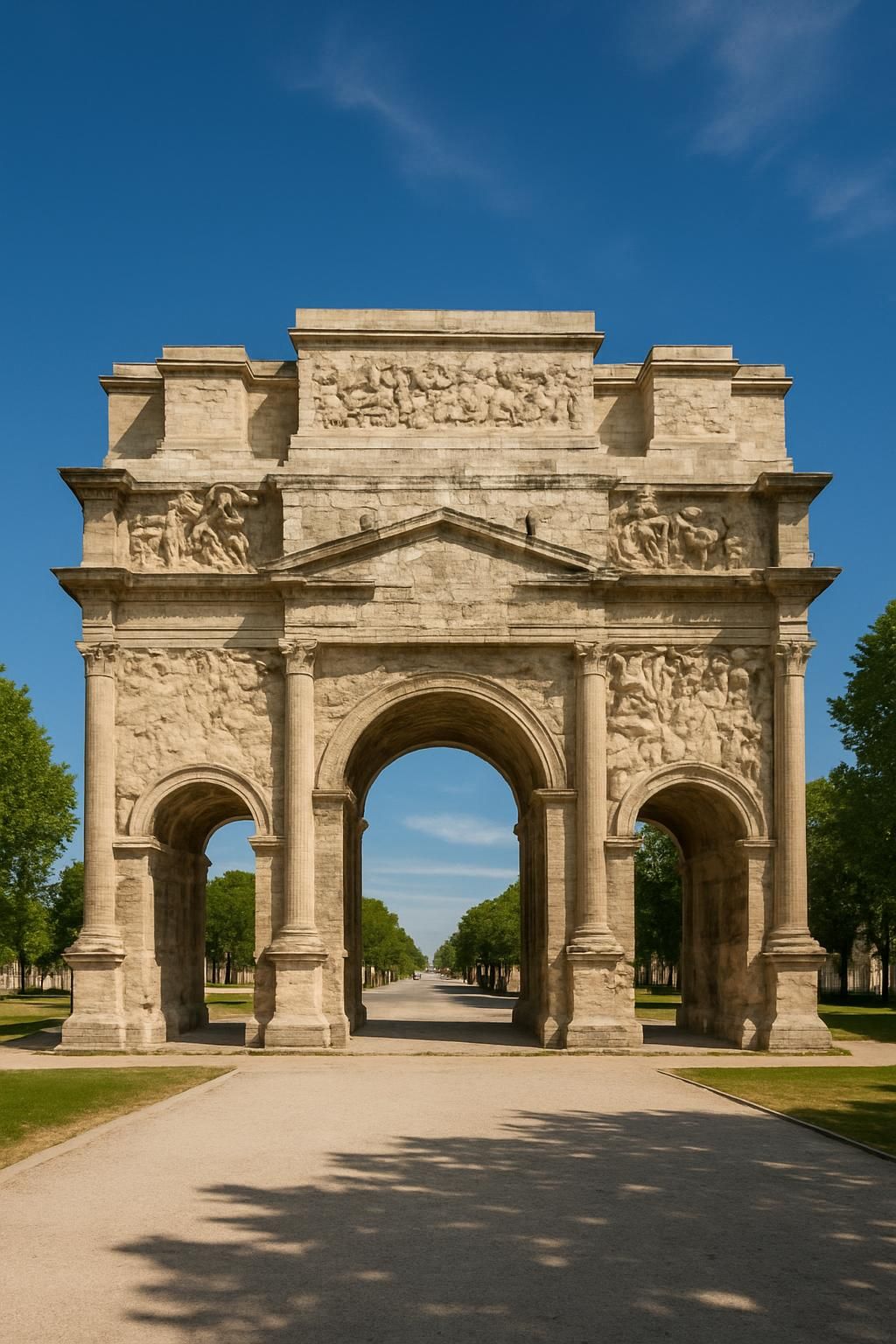 explorez l'histoire fascinante et la signification symbolique de l'arc de triomphe orange, un monument unique et chargé de sens.