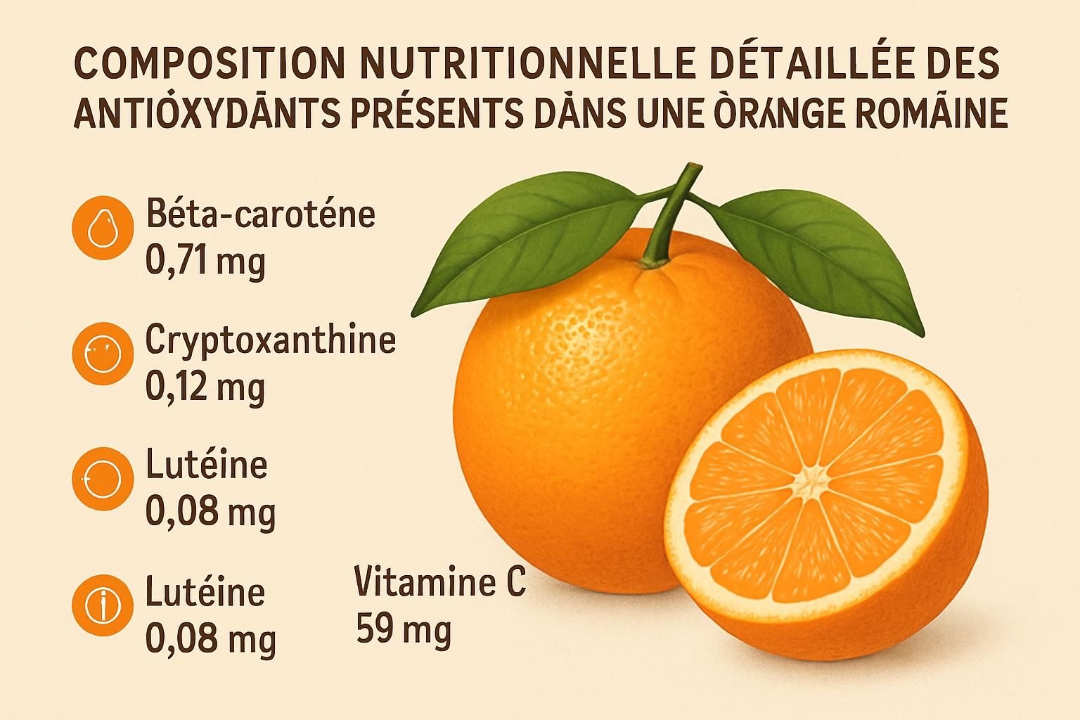 découvrez tout sur l'orange romaine, ses bienfaits nutritionnels et ses effets positifs sur la santé pour une alimentation saine et équilibrée.