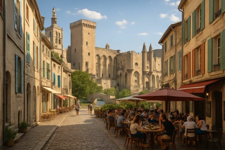 explorez avignon, la cité des papes, et découvrez ses sites incontournables, son patrimoine historique exceptionnel et son ambiance unique au cœur de la provence.